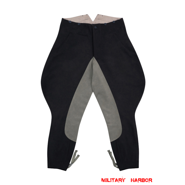 WWII German Police Officer Black Wool Riding Breeches WWII German Wool Police Trousers,WW2 german uniforms,WWII army uniform,WWII german militaria,WW2 police,german military clothing,WW2 reproduction