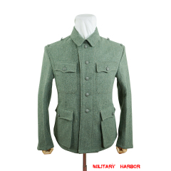 WWII German M42 SS EM fieldgrey wool tunic Feldbluse WWII German Wool Tunic,WW2 german uniforms,WWII army uniform,WWII german militaria,SS uniform,german military clothing,WW2 reproduction,M42 tunic,waffen SS