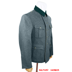 WWII German M36 Heer EM Italian Field Wool tunic Feldbluse blue green grey