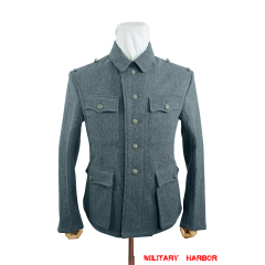WWII German M42 SS EM Italian Field Wool tunic Feldbluse blue green grey WWII German Wool Tunic,WW2 german uniforms,WWII army uniform,WWII german militaria,SS uniform,german military clothing,WW2 reproduction,M42 tunic,waffen SS
