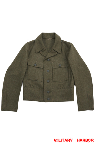 WWII German M44 SS EM Brown wool tunic Feldbluse