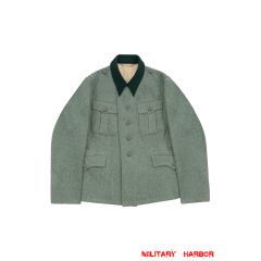 WWII German M37 SS Officer Fieldgrey Wool Feldbluse WWII German Wool Tunic,WW2 german uniforms,WWII army uniform,WWII german militaria,SS uniform,german military clothing,WW2 reproduction,M43 tunic