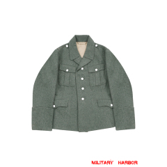 WWII German M35 SS LAH FieldGrey Wool Tunic Feldbluse 5 Buttons WWII German Wool Tunic,WW2 german uniforms,WWII army uniform,WWII german militaria,SS uniform,german military clothing,WW2 reproduction,M43 tunic