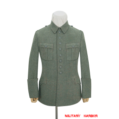 WWII German SS Sicherheitsdienst Security Service EM Fieldgrey Wool Tunic WWII German Wool Tunic,WW2 german uniforms,WWII army uniform,WWII german militaria,SS uniform,german military clothing,WW2 reproduction,M43 tunic