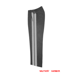 WWII German SS General Stone Grey Wool Straight Trousers WWII German Wool Trousers,WW2 german uniforms,WWII army uniform,WWII german militaria,wehrmacht,german military clothing,WW2 reproduction,M40 tunic