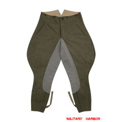 WWII German SS Officer Brown Wool Riding Breeches WWII German Wool Trousers,WW2 german uniforms,WWII army uniform,WWII german militaria,wehrmacht,german military clothing,WW2 reproduction,Riding Breeches