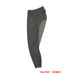 WWII German SS M36 Stone Grey Wool Mounted Troops Riding Breeches WWII German Wool Trousers,WW2 german uniforms,WWII army uniform,WWII german militaria,wehrmacht,german military clothing,WW2 reproduction,Riding Breeches