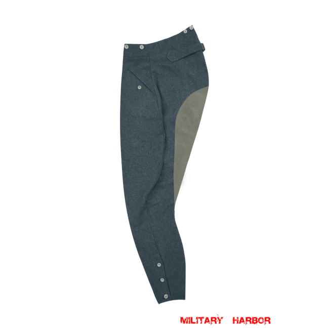 WWII German SS M40 Italian Wool Mounted Troops Riding Breeches WWII German Wool Trousers,WW2 german uniforms,WWII army uniform,WWII german militaria,wehrmacht,german military clothing,WW2 reproduction,Riding Breeches
