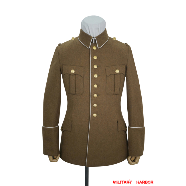 WWII German SA Feldjägerkorps FJK Wool Service Tunic Jacket WWII German SA tunics,SA uniforms,Feldherrnhalle,Feldherrnhalle uniforms,Feldherrnhalle tunics,Wehrmannschaften Feldbluse,SA Bergrock Tunics