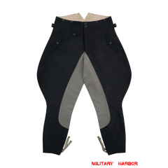 WWII German SA Black Wool Riding Breeches WWII German Wool Trousers,WW2 german uniforms,WWII army uniform,WWII german militaria,wehrmacht,german military clothing,WW2 reproduction,sa breeches
