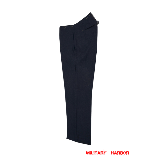 WWII German SA Marine Navy Blue Wool Service Trousers WWII German Wool Trousers,WW2 german uniforms,WWII army uniform,WWII german militaria,wehrmacht,german military clothing,WW2 reproduction, sa trousers