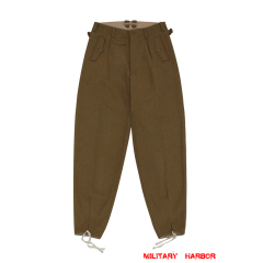 WWII German SA Wehrmannschaften Brown Wool Trousers II