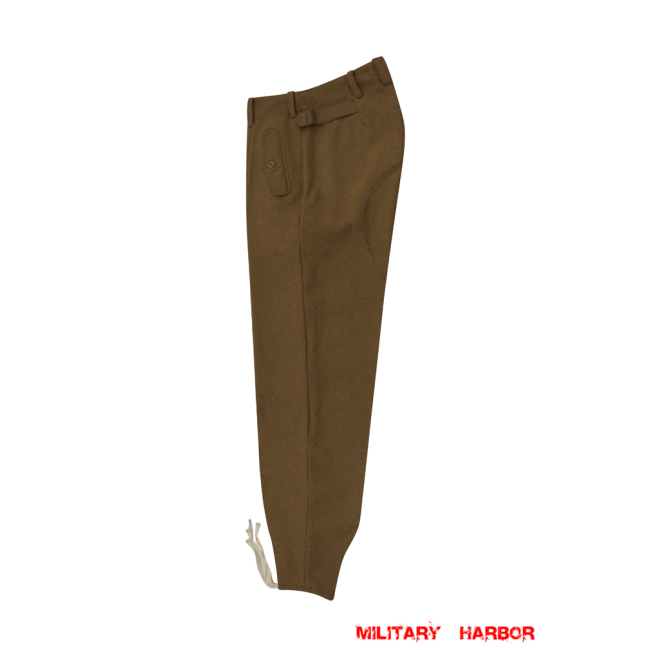 WWII German SA Wehrmannschaften Brown Wool Trousers II WWII German Wool Trousers,WW2 german uniforms,WWII army uniform,WWII german militaria,wehrmacht,german military clothing,WW2 reproduction, sa trousers