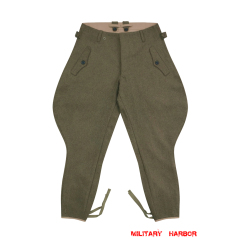 WWII German HJ Brown Wool Breeches WWII German Wool trousers,WW2 german uniforms,WWII army uniform,WWII german militaria,wehrmacht,german military clothing,WW2 reproduction,ridding breeches, HJ breeches