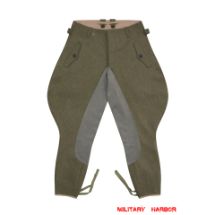 WWII German HJ Brown Wool Riding Breeches WWII German Wool trousers,WW2 german uniforms,WWII army uniform,WWII german militaria,wehrmacht,german military clothing,WW2 reproduction,ridding breeches, HJ breeches