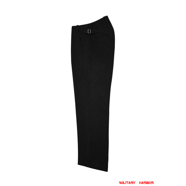 WWII German HJ Black Wool Officer Wool Trousers WWII German Wool Trousers,WW2 german uniforms,WWII army uniform,WWII german militaria,wehrmacht,german military clothing,WW2 reproduction, HJ trousers