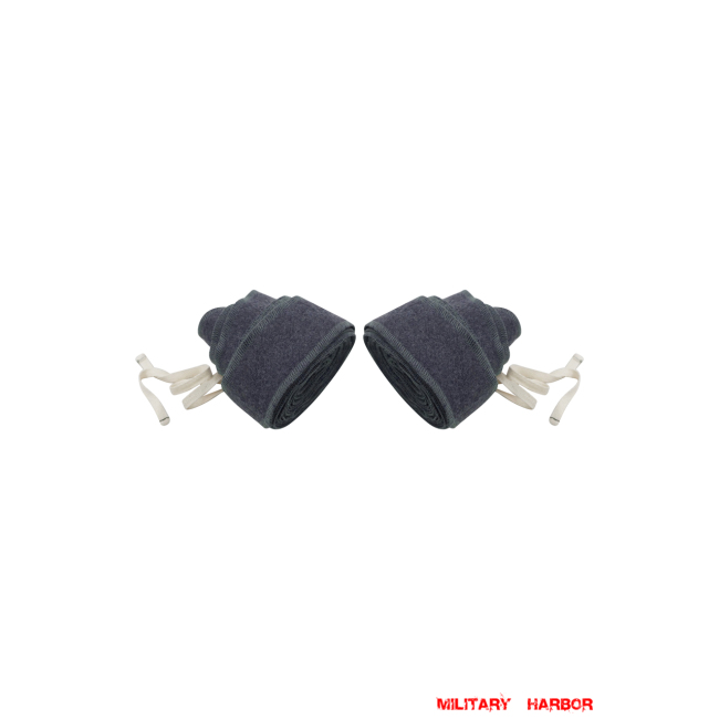 WWII Itlay RA Royal Air Force Blue Grey Wool Leggings Puttees WWII Italy Wool field gears,WW2 Italy field gears,WWII Italy militaria,Italy military field gears,WW2 reproduction,leggings Puttees