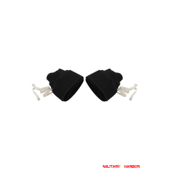 WWII Itlay Political Black Wool Leggings Puttees WWII Itlay Political Black Wool Leggings Puttees