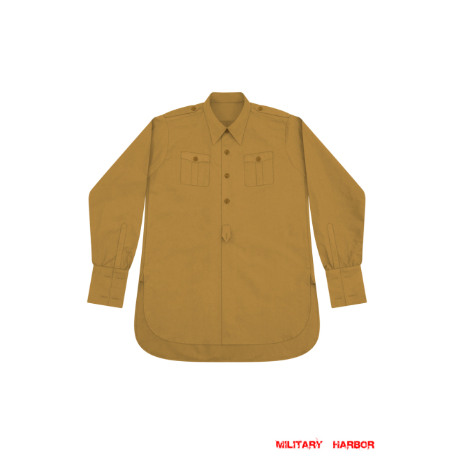 WWII Itlay REI Officer Tropical Sand Shirt ww2 itlay Shirts,ww2 itlay Service Shirts,Italian Shirts,REI Shirts,PNF Shirts,RA Shirts