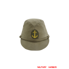 WWII Japanese IJN Navy Third Type EM field cap Khaki 第二次世界大戦 日本帝国海軍 三種 兵用略帽 茶系 WWII Japan field caps,WW2 japanese,japanese uniforms,WW5 japanese cap,IJA cap,IJN cap,IJN Navy Third Type field cap