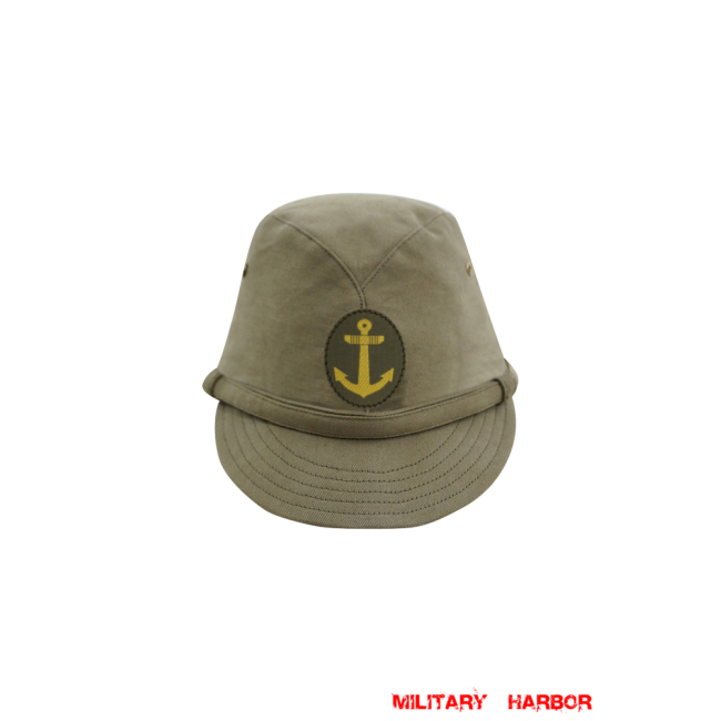 WWII Japanese IJN Navy Third Type EM field cap Khaki 第二次世界大戦 日本帝国海軍 三種 兵用略帽 茶系 WWII Japan field caps,WW2 japanese,japanese uniforms,WW5 japanese cap,IJA cap,IJN cap,IJN Navy Third Type field cap