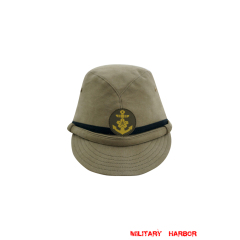 WWII Japanese IJN Navy Third Type NCO field cap Khaki 第二次世界大戦 日本帝国海軍 三種 下士官略帽 茶系 WWII Japan field caps,WW2 japanese,japanese uniforms,WW6 japanese cap,IJA cap,IJN cap,IJN Navy Third Type field cap