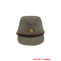 WWII Japanese IJA Army Officer field cap cotton Khaki 第二次世界大戦 日本帝国陸軍 士官将校用略帽戦闘帽 棉 WWII Japan visor caps,WW2 japanese,japanese uniforms,Japanese cap,Imperial Japanese,IJA,Japanese army field cap