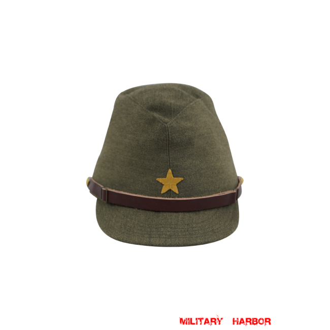 WWII Japanese IJA Army EM field cap Gabardine olive drab 第二次世界大戦 日本帝国陸軍 兵用略帽戦闘帽 ギャバジン製 茶褐色 WWII Japan visor caps,WW2 japanese,japanese uniforms,Japanese cap,Imperial Japanese,IJA,Japanese army field cap