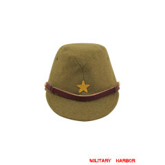 WWII Japanese IJA Army EM field cap wool yellowish brown  第二次世界大戦 日本帝国陸軍 兵用略帽戦闘帽 ウール 黄褐色 WWII Japan visor caps,WW2 japanese,japanese uniforms,Japanese cap,Imperial Japanese,IJA,Japanese army field cap
