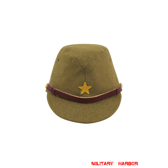 WWII Japanese IJA Army EM field cap wool yellowish brown  第二次世界大戦 日本帝国陸軍 兵用略帽戦闘帽 ウール 黄褐色 WWII Japan visor caps,WW2 japanese,japanese uniforms,Japanese cap,Imperial Japanese,IJA,Japanese army field cap