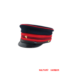 M1886 Japanese empire Meiji Second Type visor cap Guard Army Officer 明治19年 日本帝国陸軍 二種 近衛佐官用軍帽制帽 WWII Japan visor caps,WW2 japanese,japanese uniforms,Japanese cap,Imperial Japanese,meiji,Japanese meiji visor cap