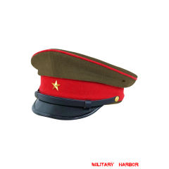 WWII Japanese IJA Army Officer visor cap Gabardine olive drab 第二次世界大戦 日本帝国陸軍将校用制帽 ギャバジン製 茶褐色 WWII Japanese IJA Army Officer visor cap Gabardine olive drab 第二次世界大戦 日本帝国陸軍将校用制帽 ギャバジン製 茶褐色