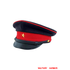 WWII Japanese IJA Army Military band visor cap wool dark blue 第二次世界大戦 日本帝国陸軍 軍樂隊軍帽制帽 ウール WWII Japan visor caps,WW2 japanese,japanese uniforms,Japanese cap,Imperial Japanese,IJA,Japanese army visor cap