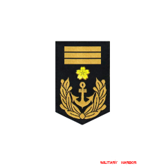 WWII Japanese IJN Navy Sleeve Rank Insignias M1943 Showa 18 Chief Petty Officer 第二次世界大戦日本帝国海軍臂章昭和18年改正上等兵曹 WWII Japan sleeve insignias,WW2 japanese,japanese sleeve insignias,WW2 japanese badge,IJA badge,IJN badge