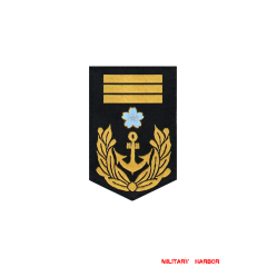WWII Japanese IJN Navy Sleeve Rank Insignias M1943 Showa 18 Chief Petty Officer Aviation 第二次世界大戦日本帝国海軍臂章昭和18年改正上等飛行兵曹 WWII Japan sleeve insignias,WW2 japanese,japanese sleeve insignias,WW2 japanese badge,IJA badge,IJN badge