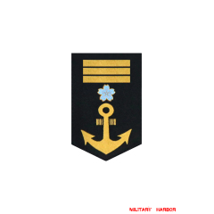 WWII Japanese IJN Navy Sleeve Rank Insignias M1943 Showa 18 Leading Seaman Aviation 第二次世界大戦日本帝国海軍臂章昭和18年改正飛行兵長 WWII Japan sleeve insignias,WW2 japanese,japanese sleeve insignias,WW2 japanese badge,IJA badge,IJN badge