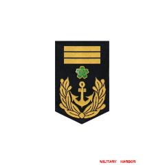 WWII Japanese IJN Navy Sleeve Rank Insignias M1943 Showa 18 Chief Petty Officer Aviation Maintenance 第二次世界大戦日本帝国海軍臂章昭和18年改正上等整備兵曹 WWII Japan sleeve insignias,WW2 japanese,japanese sleeve insignias,WW2 japanese badge,IJA badge,IJN badge