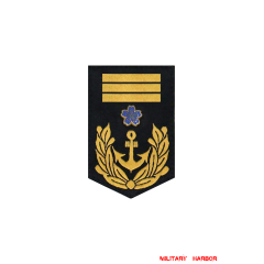 WWII Japanese IJN Navy Sleeve Rank Insignias M1943 Showa 18 Chief Petty Officer Musician 第二次世界大戦日本帝国海軍臂章昭和18年改正上等軍樂兵曹 WWII Japan sleeve insignias,WW2 japanese,japanese sleeve insignias,WW2 japanese badge,IJA badge,IJN badge