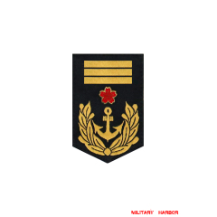 WWII Japanese IJN Navy Sleeve Rank Insignias M1943 Showa 18 Chief Petty Officer Medical 第二次世界大戦日本帝国海軍臂章昭和18年改正上等衛生兵曹 WWII Japan sleeve insignias,WW2 japanese,japanese sleeve insignias,WW2 japanese badge,IJA badge,IJN badge