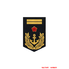 WWII Japanese IJN Navy Sleeve Rank Insignias M1943 Showa 18 Petty Officer 1st Class Medical 第二次世界大戦日本帝国海軍臂章昭和18年改正一等衛生兵曹 WWII Japan sleeve insignias,WW2 japanese,japanese sleeve insignias,WW2 japanese badge,IJA badge,IJN badge