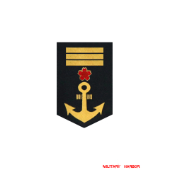 WWII Japanese IJN Navy Sleeve Rank Insignias M1943 Showa 18 Leading Seaman Medical 第二次世界大戦日本帝国海軍臂章昭和18年改正衛生兵長 WWII Japan sleeve insignias,WW2 japanese,japanese sleeve insignias,WW2 japanese badge,IJA badge,IJN badge