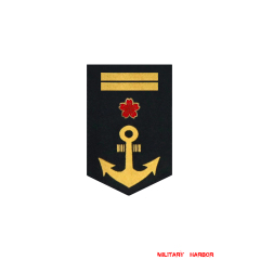 WWII Japanese IJN Navy Sleeve Rank Insignias M1943 Showa 18 Superior Seaman Medical 第二次世界大戦日本帝国海軍臂章昭和18年改正上等衛生兵 WWII Japan sleeve insignias,WW2 japanese,japanese sleeve insignias,WW2 japanese badge,IJA badge,IJN badge