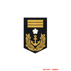 WWII Japanese IJN Navy Sleeve Rank Insignias M1943 Showa 18 Chief Petty Officer Supply 第二次世界大戦日本帝国海軍臂章昭和18年改正上等主計兵曹 WWII Japan sleeve insignias,WW2 japanese,japanese sleeve insignias,WW2 japanese badge,IJA badge,IJN badge