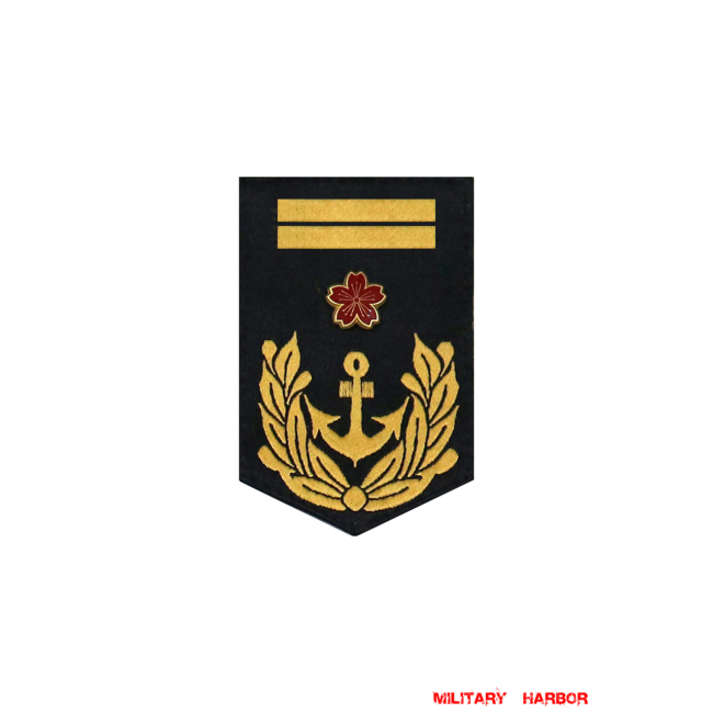 WWII Japanese IJN Navy Sleeve Rank Insignias M1943 Showa 18 Petty Officer 1st Class Technical 第二次世界大戦日本帝国海軍臂章昭和18年改正一等计術兵曹 WWII Japan sleeve insignias,WW2 japanese,japanese sleeve insignias,WW2 japanese badge,IJA badge,IJN badge