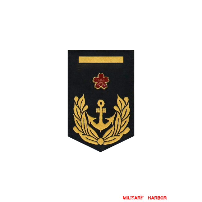 WWII Japanese IJN Navy Sleeve Rank Insignias M1943 Showa 18 Petty Officer 2nd Class Technical 第二次世界大戦日本帝国海軍臂章昭和18年改正二等计術兵曹 WWII Japan sleeve insignias,WW2 japanese,japanese sleeve insignias,WW2 japanese badge,IJA badge,IJN badge