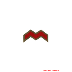 WWII Japanese IJA Services Inisignia Infantry 第二次世界大戦日本帝国陆軍兵科色山形胸章歩兵 WWII Japanese IJA Services Inisignia Infantry 第二次世界大戦日本帝国陆軍兵科色山形胸章歩兵