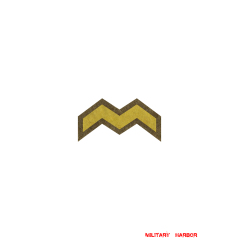 WWII Japanese IJA Services Inisignia Artillery 第二次世界大戦日本帝国陆軍兵科色山形胸章砲兵 WWII Japanese IJA Services Inisignia Artillery 第二次世界大戦日本帝国陆軍兵科色山形胸章砲兵