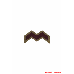 WWII Japanese IJA Services Inisignia Engineers 第二次世界大戦日本帝国陆軍兵科色山形胸章工兵 WWII Japanese IJA Services Inisignia Engineers 第二次世界大戦日本帝国陆軍兵科色山形胸章工兵