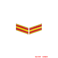 WWII Japanese IJA Army Collar Insignias M1943 Showa 18 Type 3 Warrant Officer 第二次世界大戦日本帝国陆軍三式襟章准尉 WWII Japan collar insignias,WW2 japanese,japanese collar insignias,WW2 japanese badge,IJA badge,IJN badge