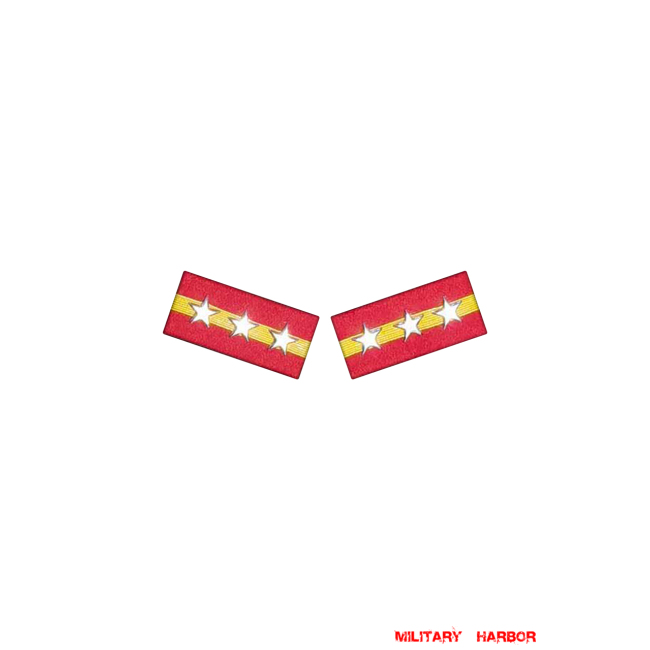 WWII Japanese IJA Army Collar Insignias M1943 Showa 18 Type 3 Sergeant Major 第二次世界大戦日本帝国陆軍三式襟章曹長 WWII Japan collar insignias,WW2 japanese,japanese collar insignias,WW2 japanese badge,IJA badge,IJN badge